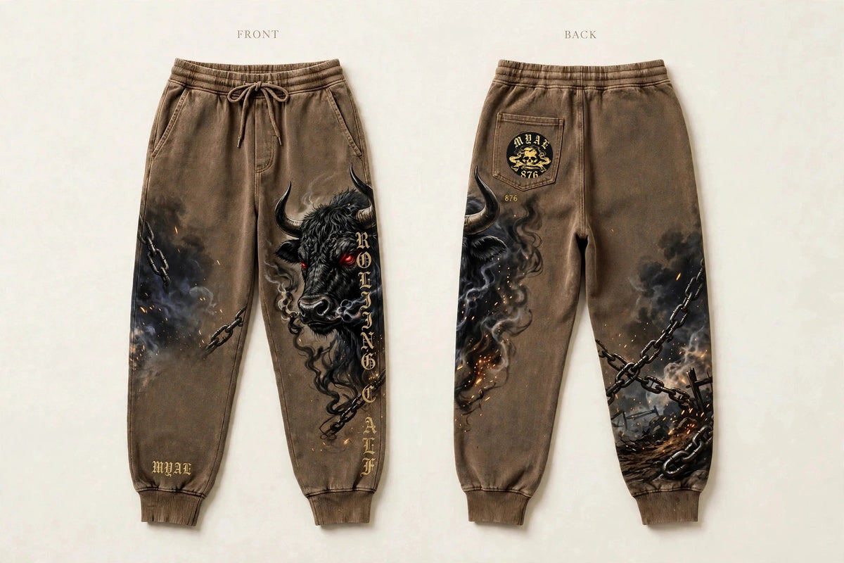MYAL Rolling Calf Cuffed Sweatpants