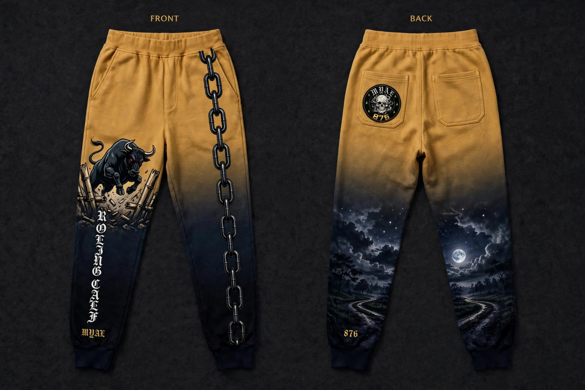 MYAL Rolling Calf Cuffed Sweatpants