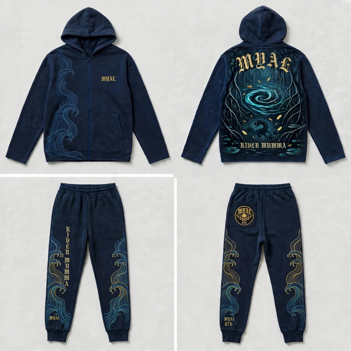 MYAL River Mumma Tech Fleece Set (Cuffed)