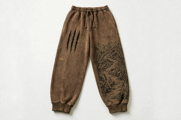 MYAL Three-Finger Jack Cuffed Sweatpants