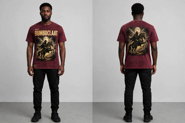MYAL Duppy Rider Patois Tee ("BUMBOCLAAT")