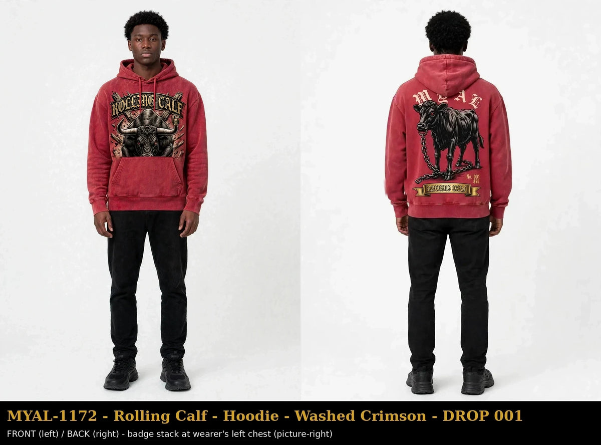 MYAL DROP 001 Rolling Calf Hoodie