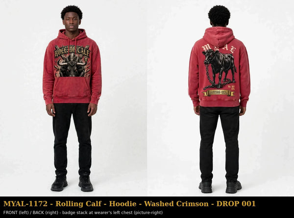 MYAL DROP 001 Rolling Calf Hoodie