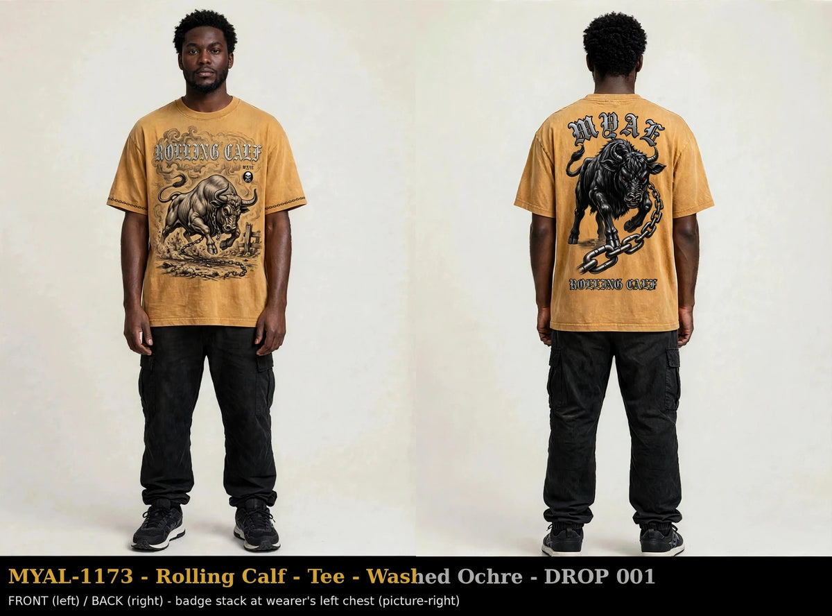 MYAL DROP 001 Rolling Calf Tee