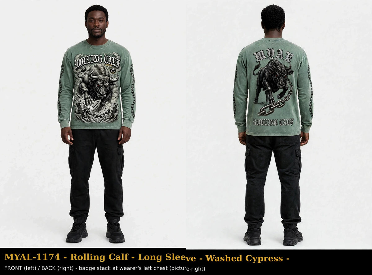 MYAL DROP 001 Rolling Calf Long Sleeve