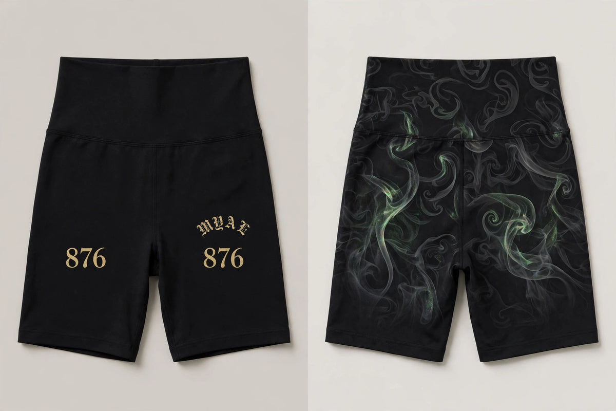 MYAL Duppy Rider Booty Short — Onyx Black