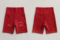 MYAL Rolling Calf Booty Short — Washed Crimson