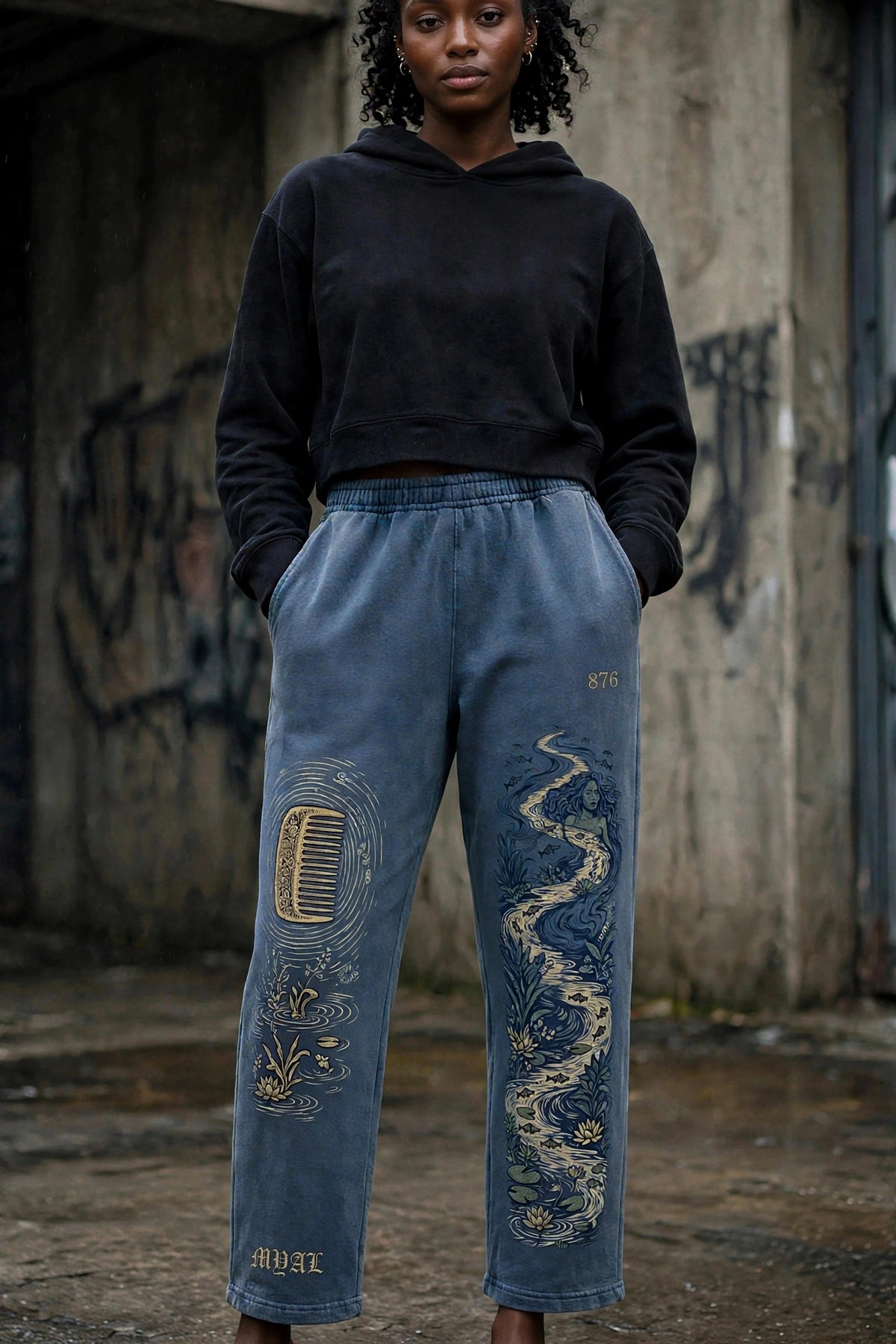 MYAL River Mumma Women's Open-Hem Sweatpants