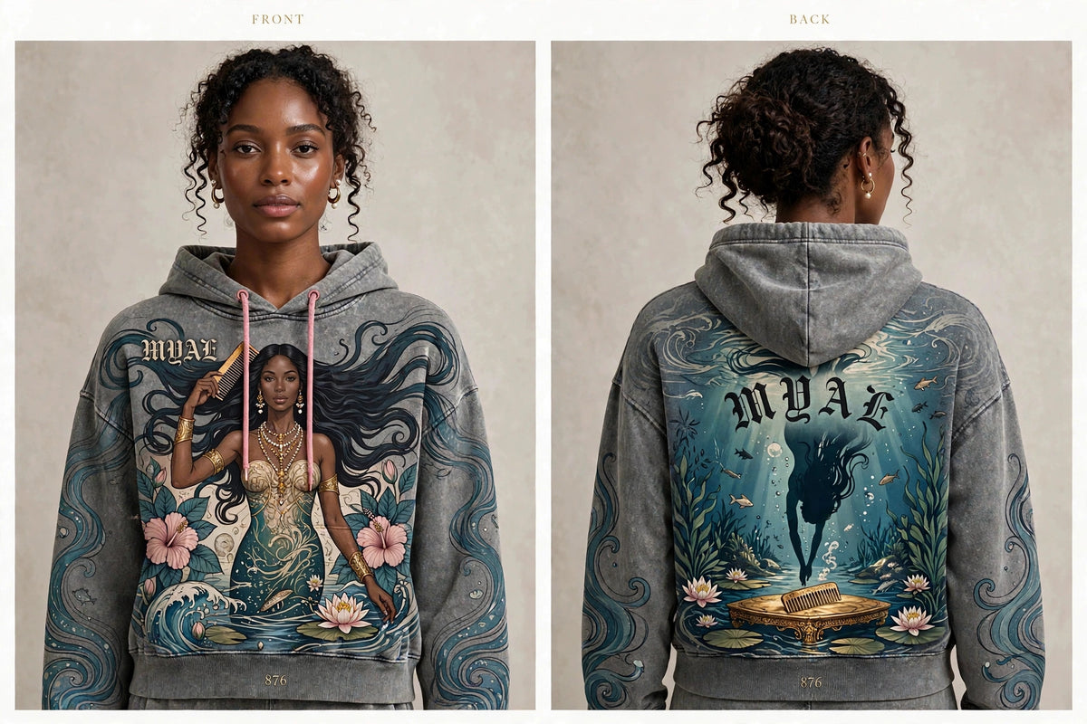 MYAL River Mumma Women's Cropped Hoodie