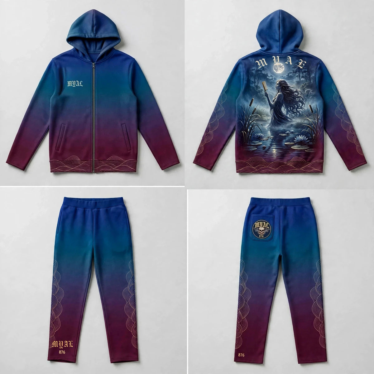 MYAL River Mumma Tech Fleece Set (Open-Hem)