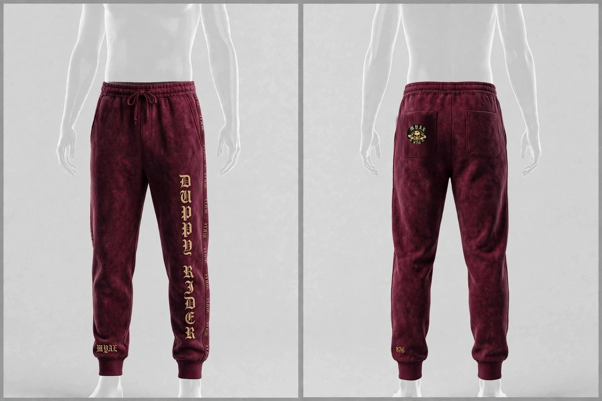 MYAL Luxury Duppy Rider Track Pants (Cuffed)