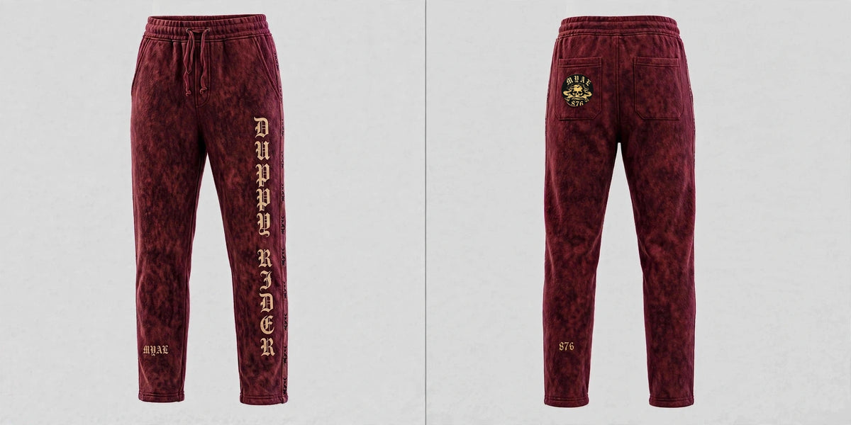 MYAL Luxury Duppy Rider Track Pants (Open-Hem)