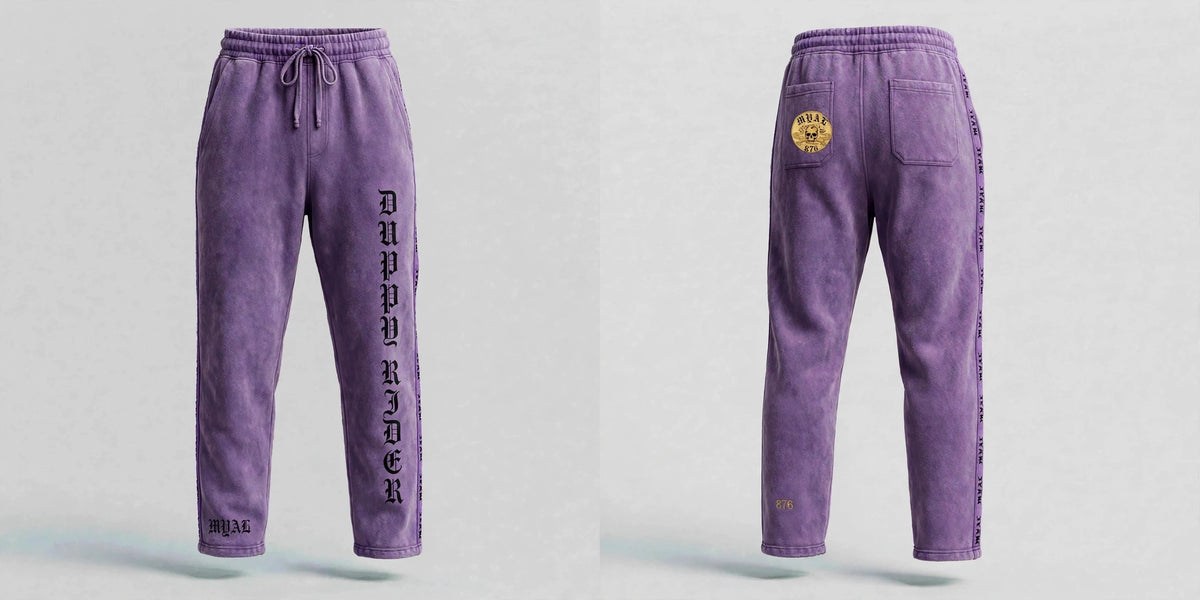 MYAL Luxury Duppy Rider Track Pants (Open-Hem)