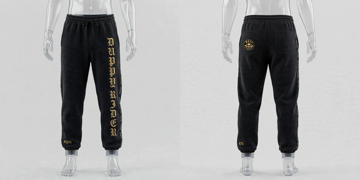 MYAL Luxury Duppy Rider Track Pants (Cuffed)