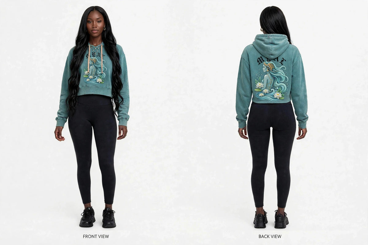 MYAL River Mumma Women's Cropped Hoodie