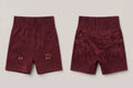MYAL Three-Finger Jack Booty Short — Washed Oxblood