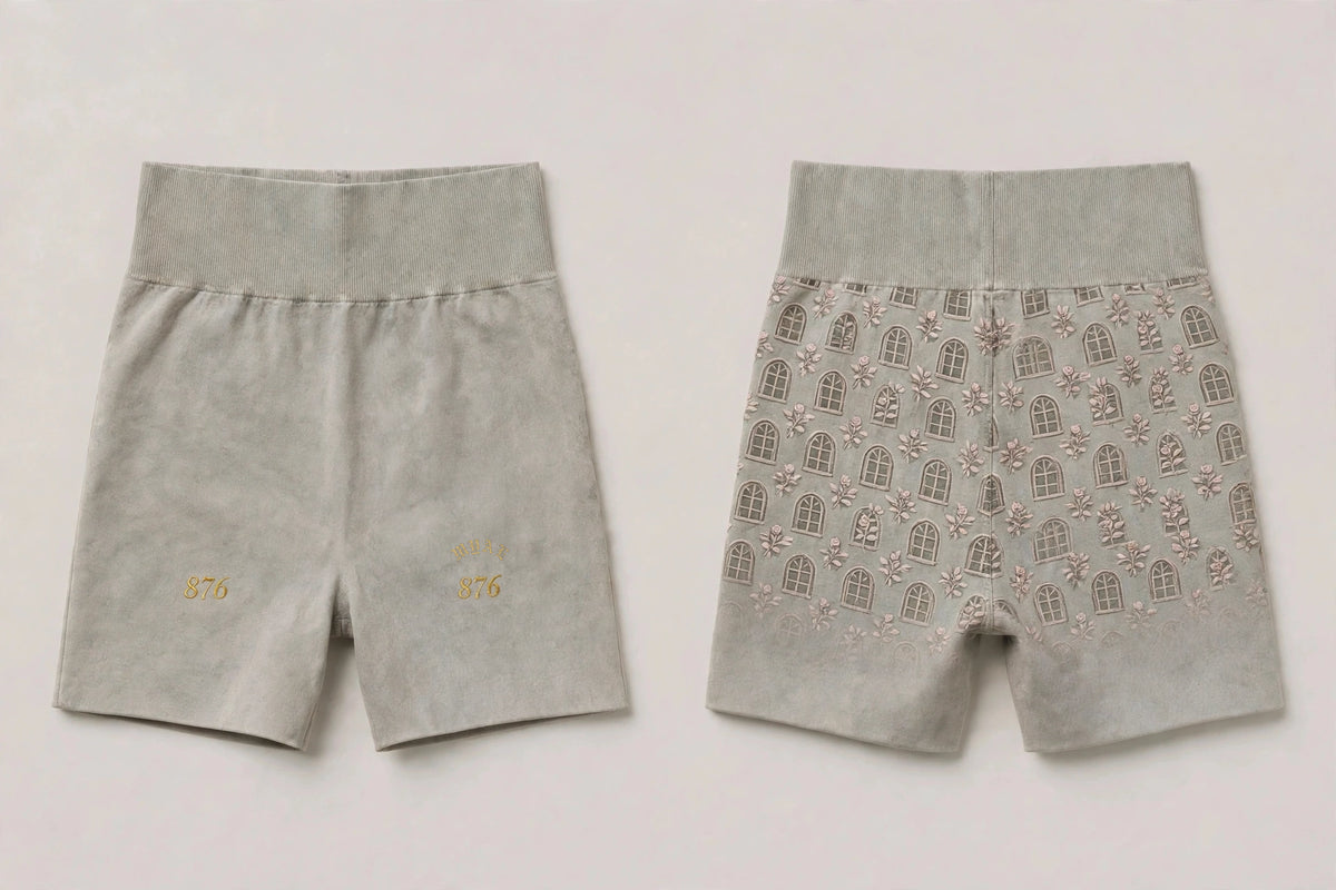 MYAL White Witch of Rose Hall Booty Short — Washed Ash