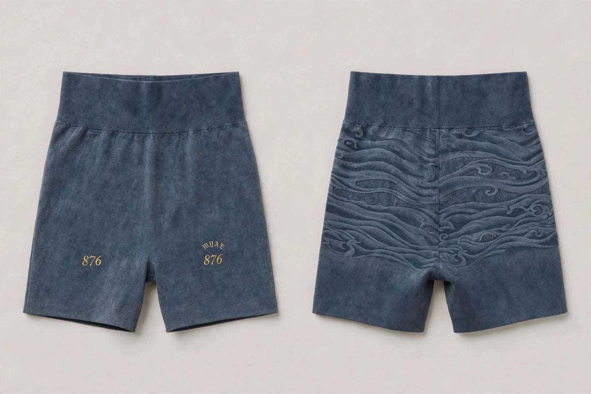 MYAL Banshee Booty Short — Washed Slate