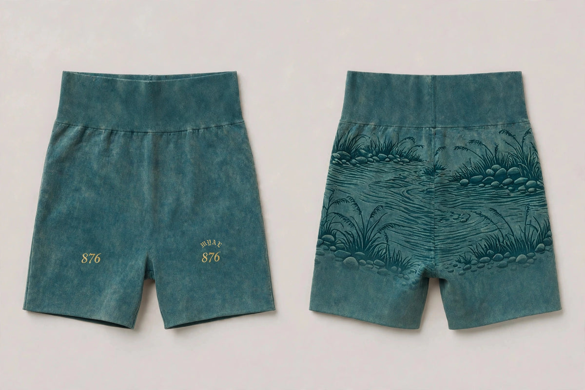 MYAL Ciguapa Booty Short — Shoreline Teal