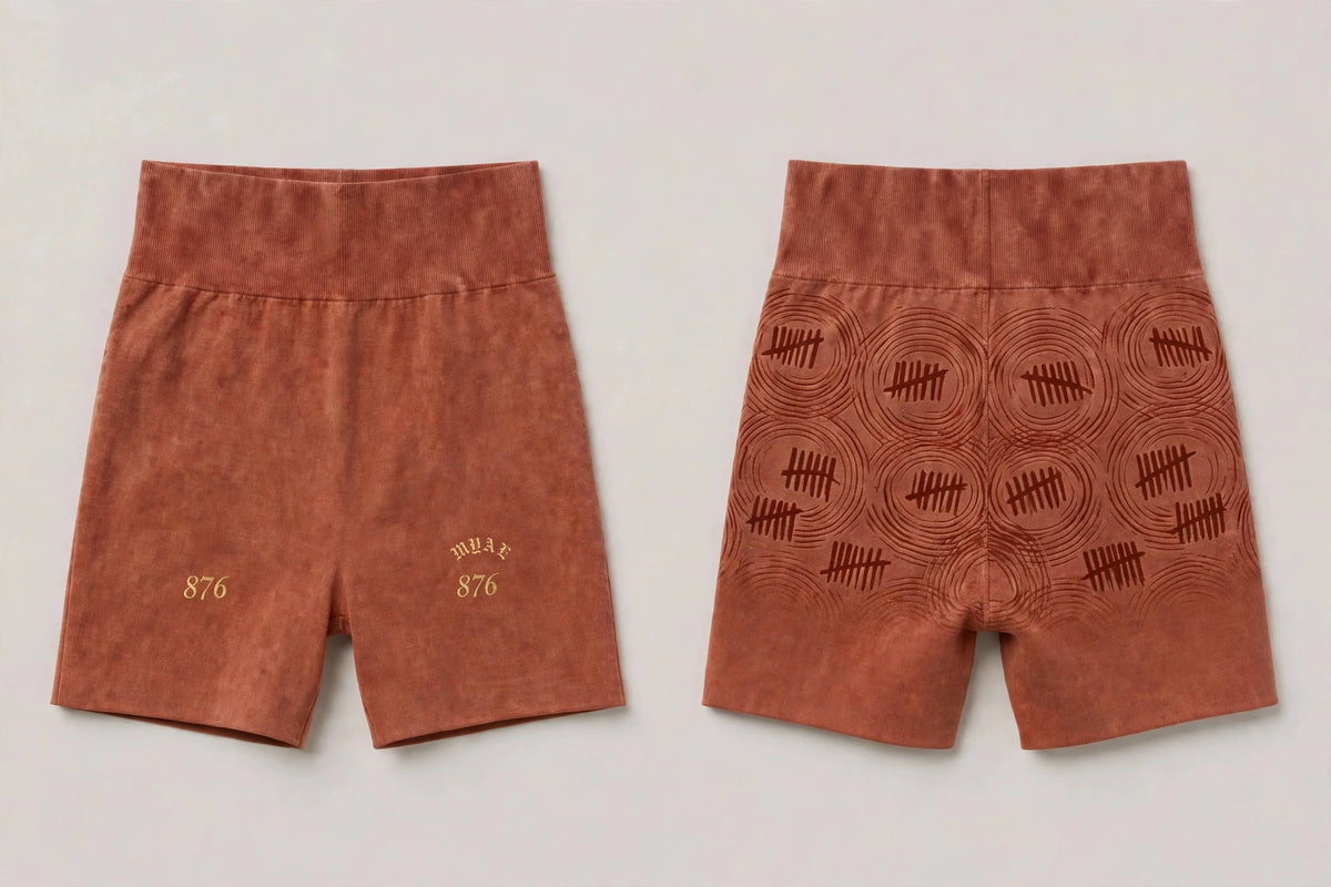 MYAL El Silbón Booty Short — Washed Terracotta