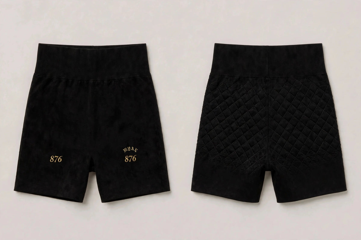 MYAL Booty Short — Onyx Black