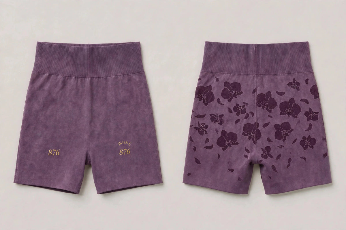 MYAL Booty Short — Dusty Orchid