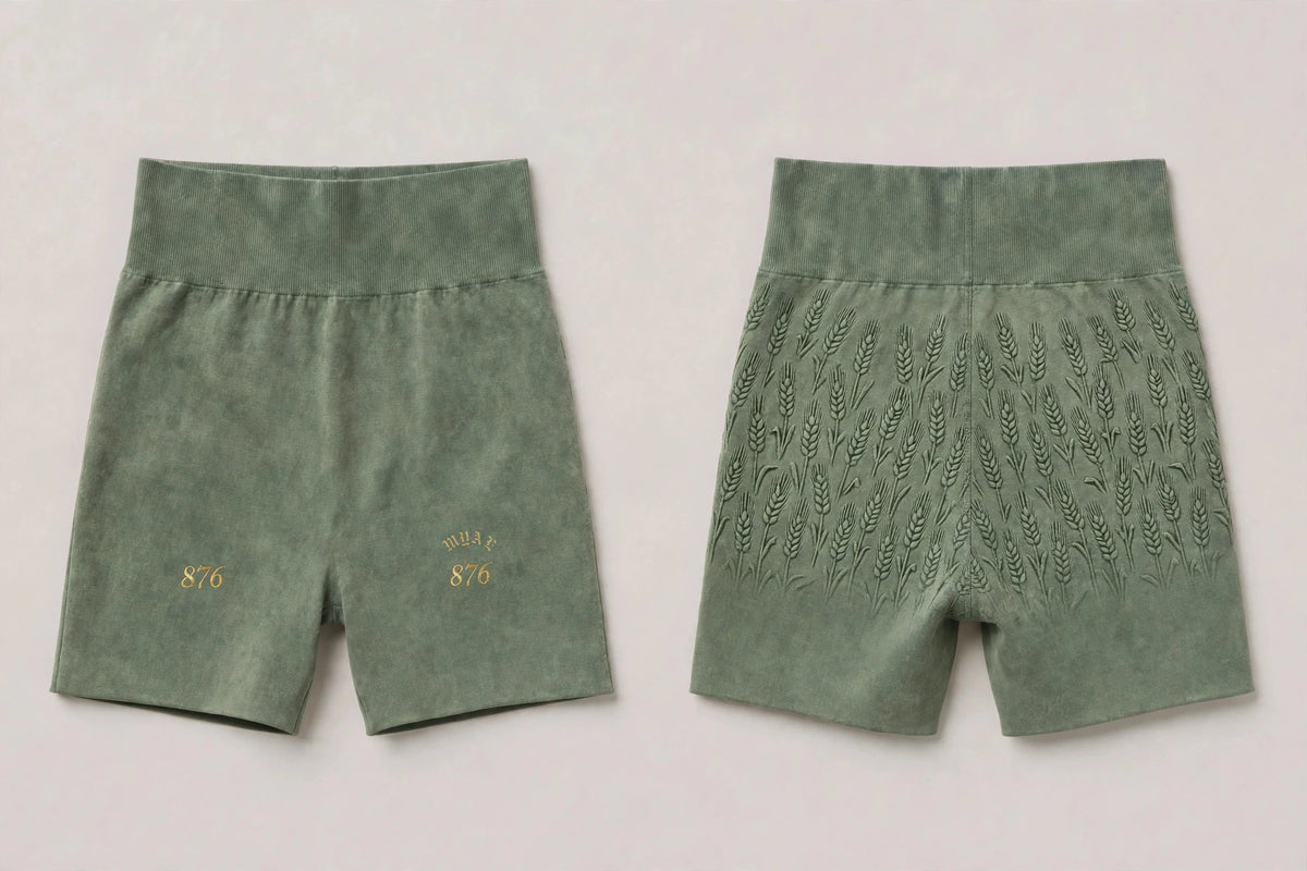 MYAL Booty Short — Washed Sage
