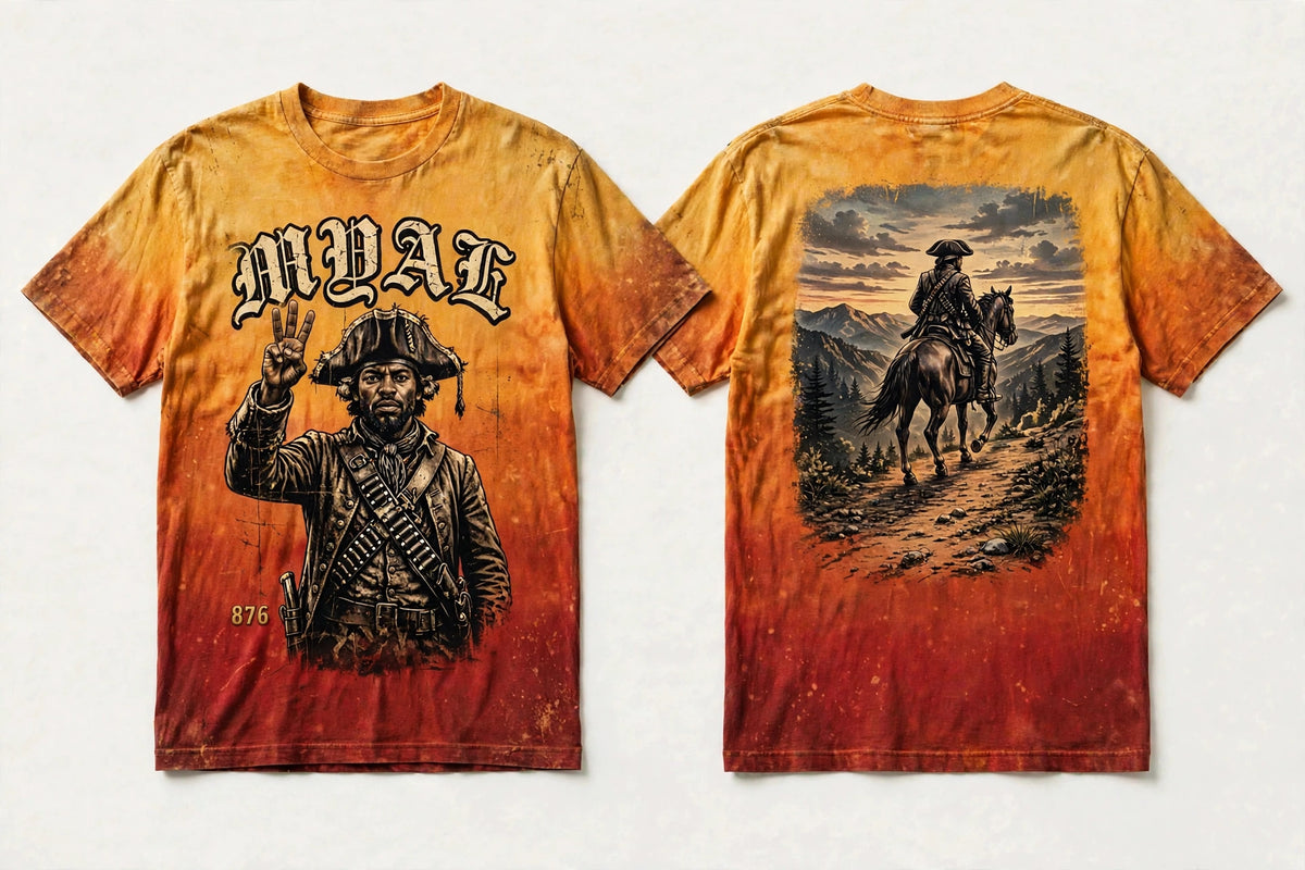 MYAL Three-Finger Jack Tee — Washed Cinnamon