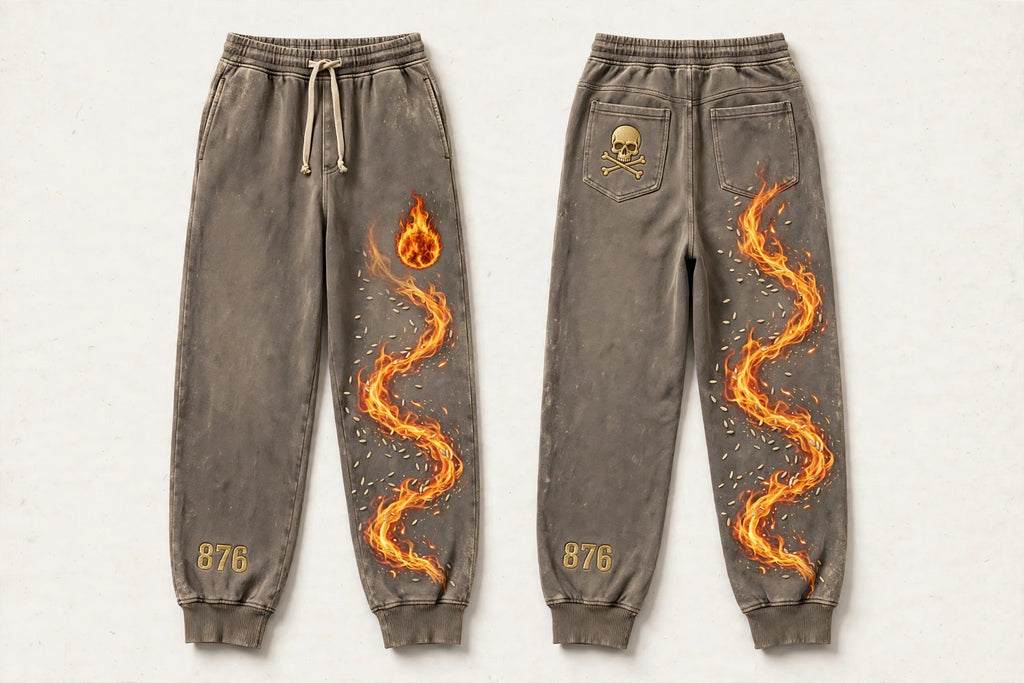MYAL Ol’ Higue Cuffed Sweatpants — Washed Taupe