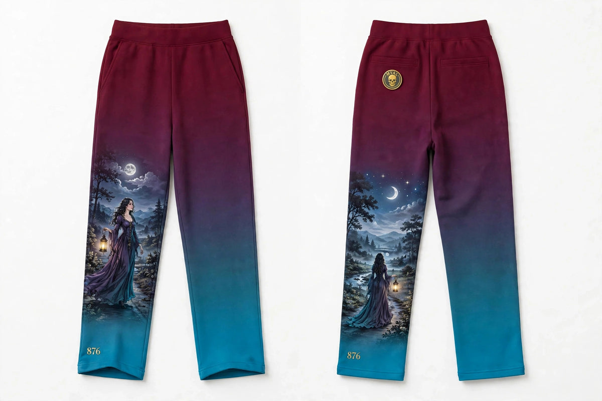 MYAL La Diablesse Open-Hem Sweatpants — Washed Flax