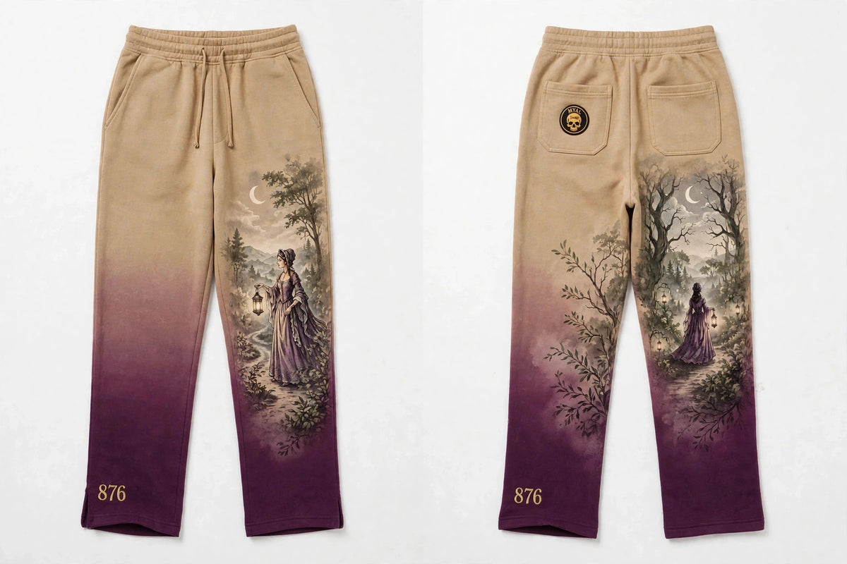 MYAL La Diablesse Open-Hem Sweatpants — Washed Flax
