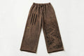 MYAL Three-Finger Jack Open-Hem Sweatpants — Washed Umber