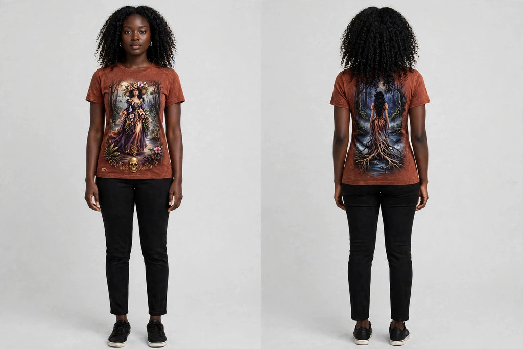 MYAL La Diablesse Women's Tee — Copper→Plum
