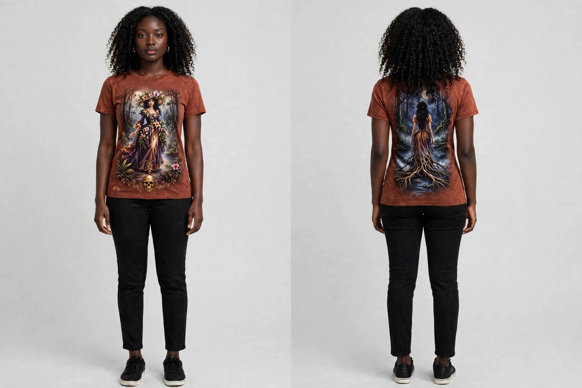 MYAL La Diablesse Women's Tee — Copper→Plum
