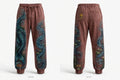 MYAL River Mumma Open-Hem Sweatpants — Washed Navy