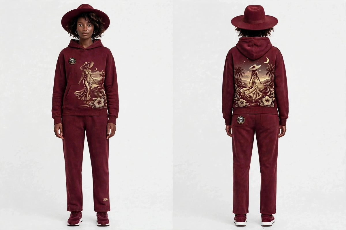 MYAL La Diablesse Women's Tracksuit Set — Washed Wine