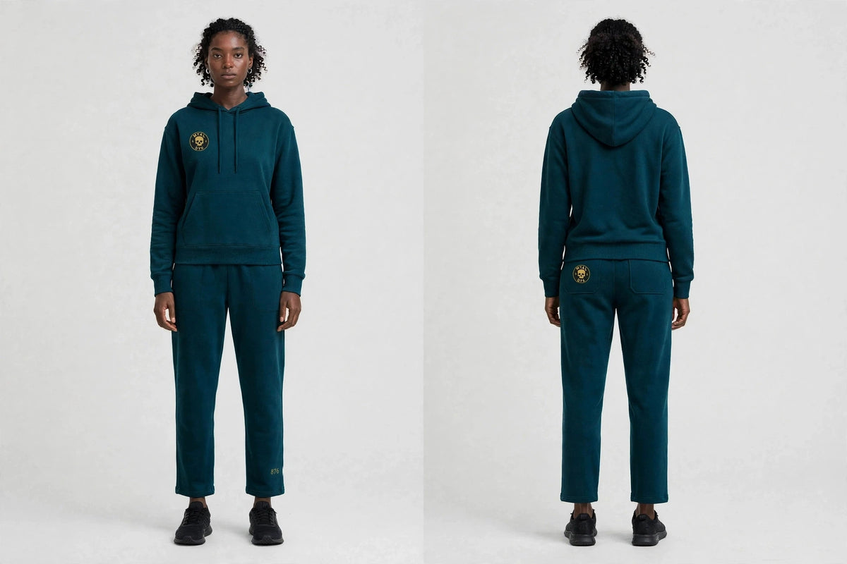 MYAL River Mumma Women's Minimal Matching Set — Deep Teal