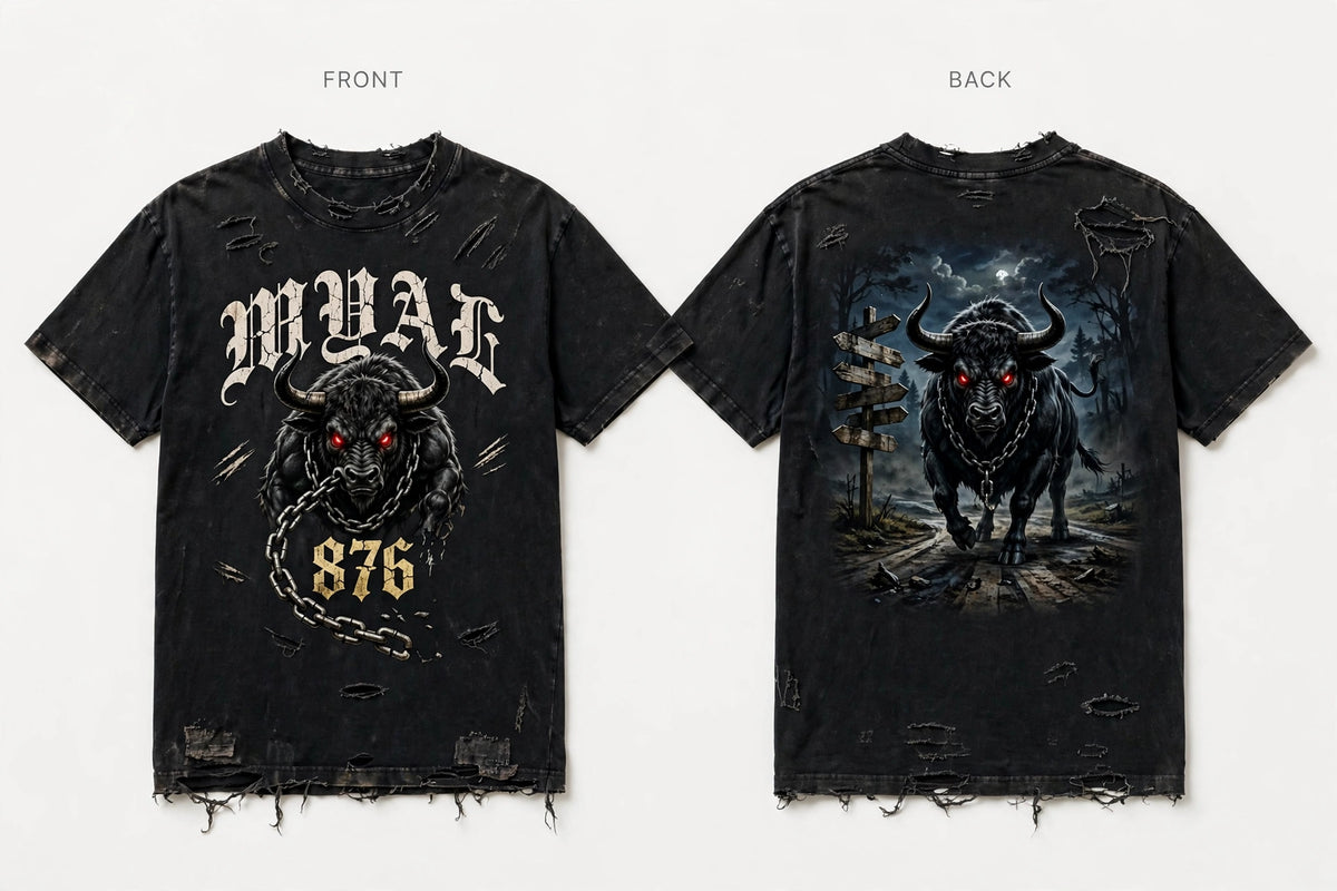 MYAL Rolling Calf Tee — Washed Ochre