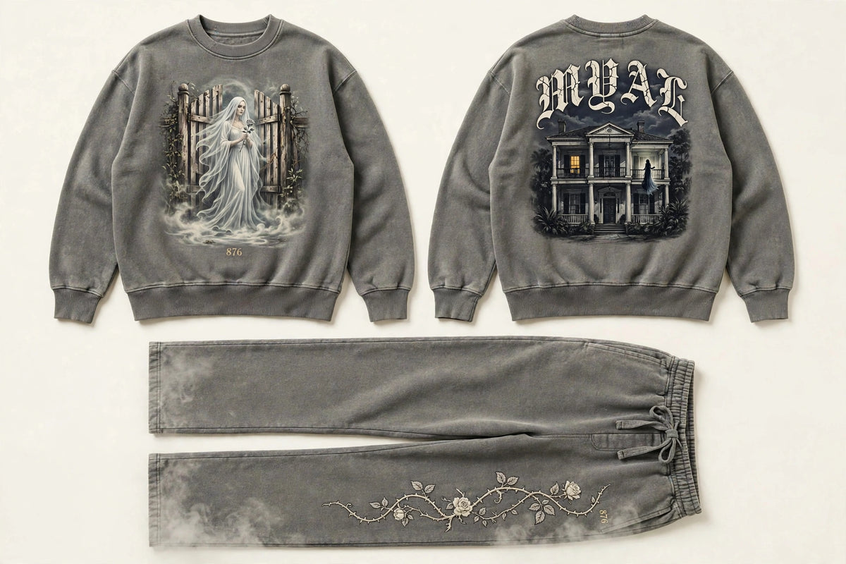 MYAL White Witch of Rose Hall Tracksuit Set — Washed Thistle