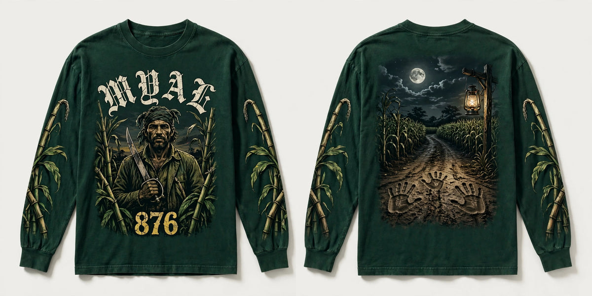 MYAL Three-Finger Jack Long Sleeve — Washed Forest