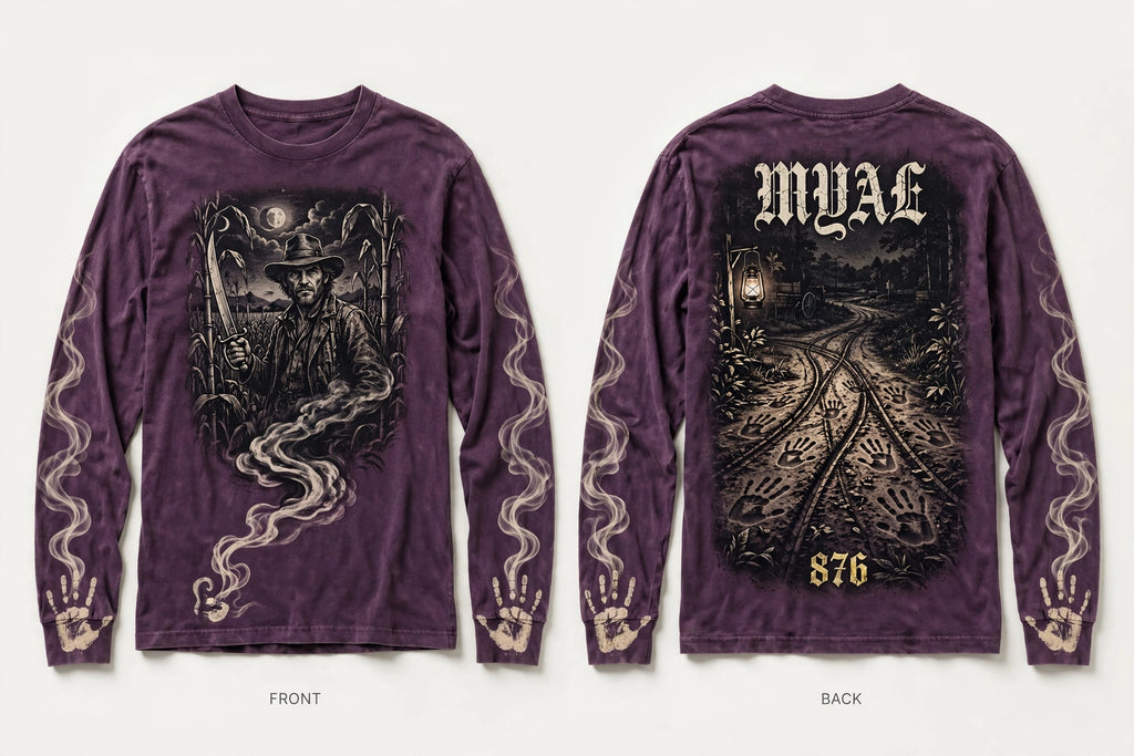 MYAL Three-Finger Jack Long Sleeve — Washed Forest