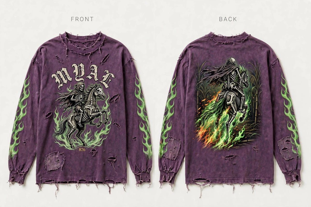 MYAL Duppy Rider Long Sleeve — Washed Plum