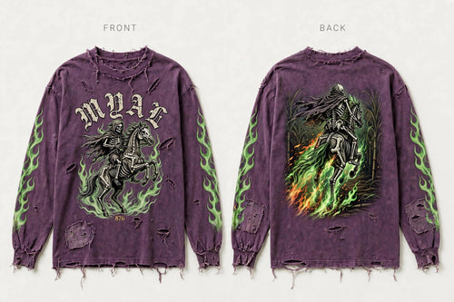 MYAL Duppy Rider Long Sleeve — Washed Plum
