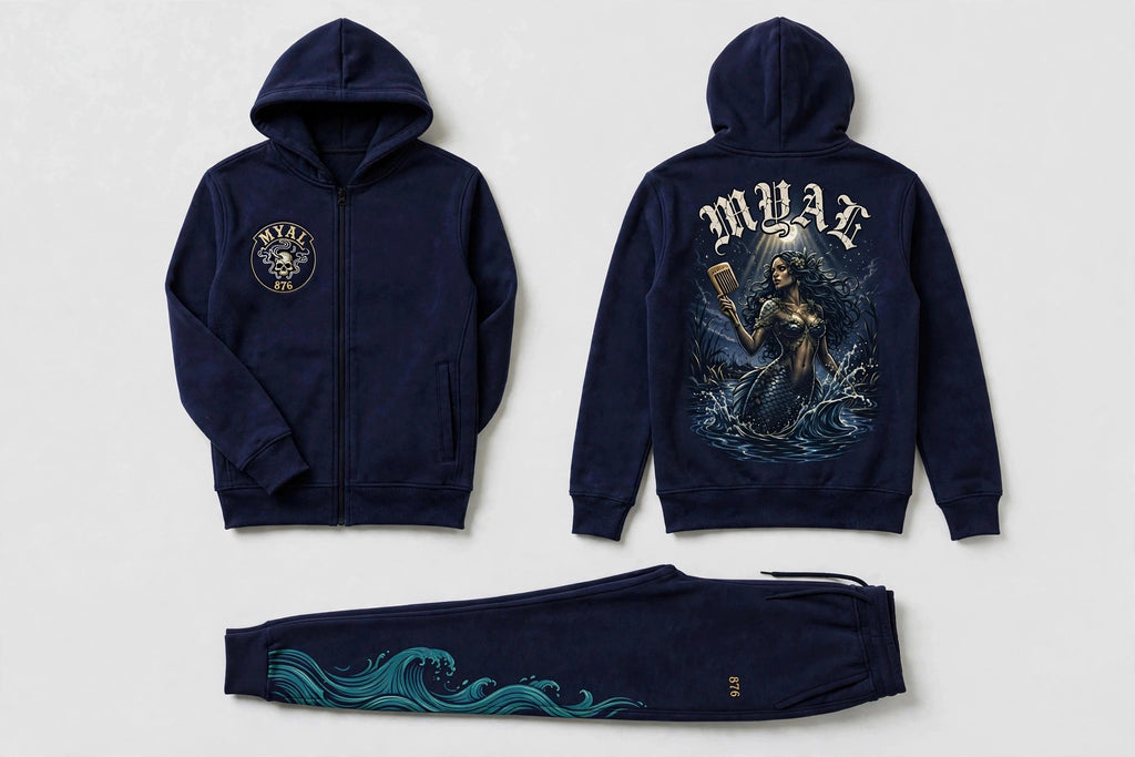 MYAL River Mumma Tracksuit Set — Navy