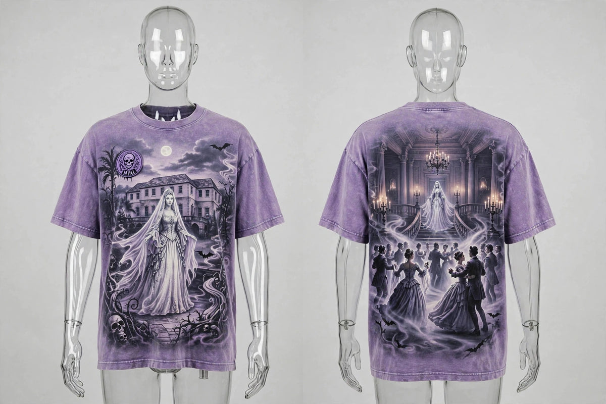 MYAL White Witch of Rose Hall Tee — Washed Wisteria