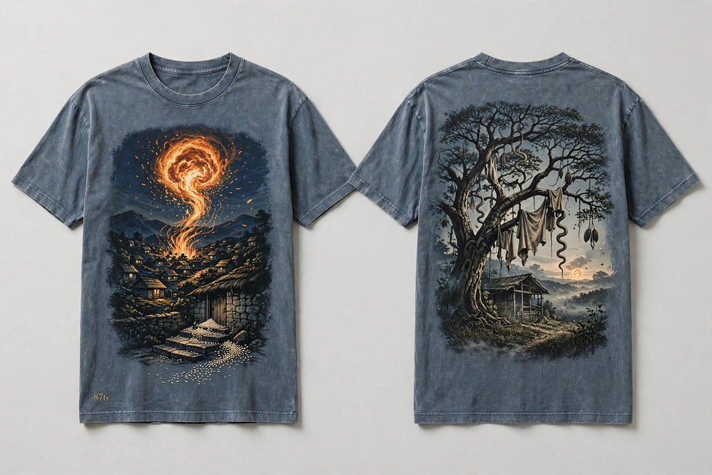 MYAL Ol' Higue Tee — Washed Quarry