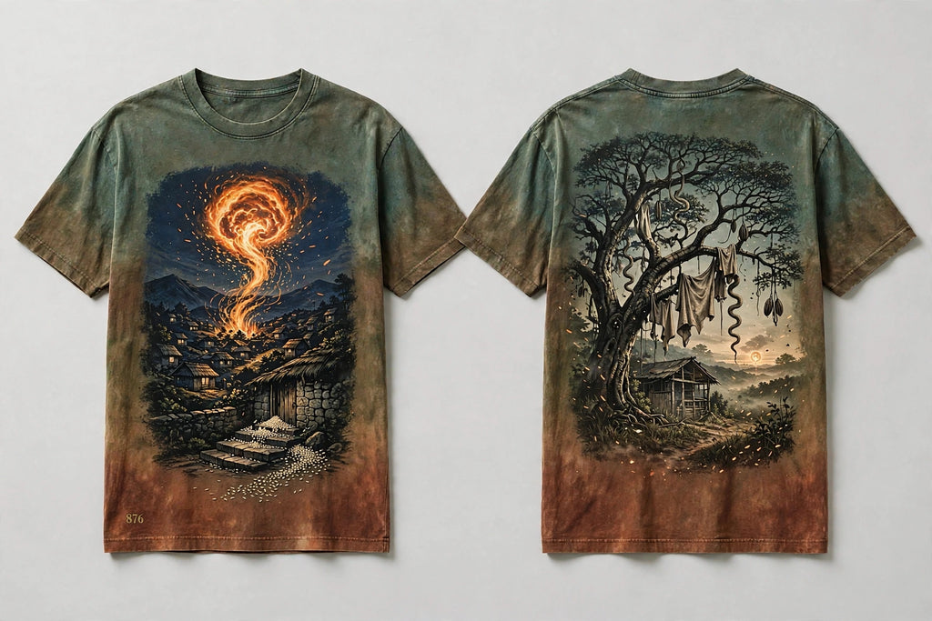 MYAL Ol' Higue Tee — Washed Quarry