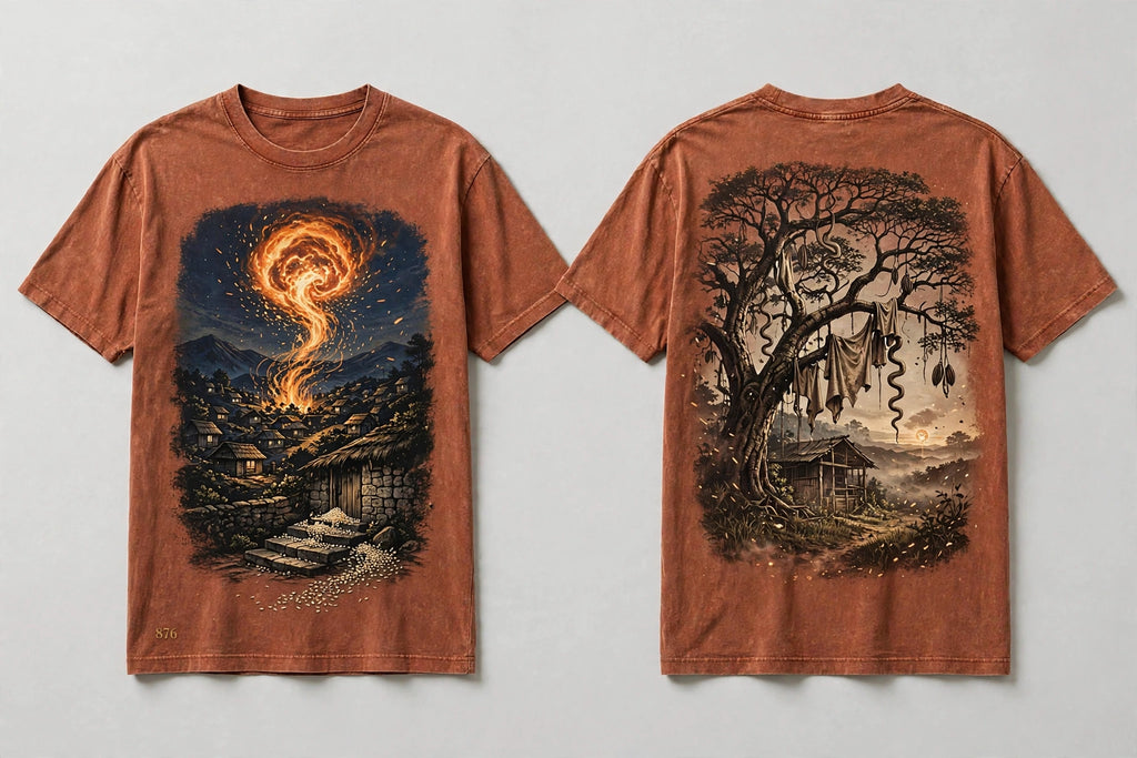 MYAL Ol' Higue Tee — Washed Quarry