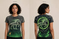 MYAL Duppy Rider Women's Tee — Smoke→Acid Ombré