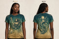 MYAL River Mumma Women's Tee — Lagoon→Gold